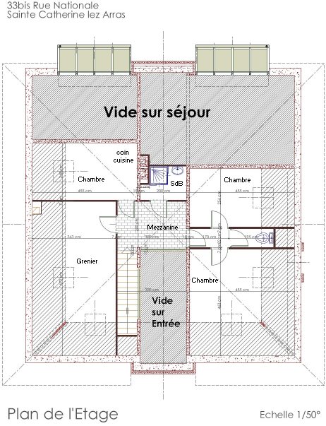 plan maison t5 etage